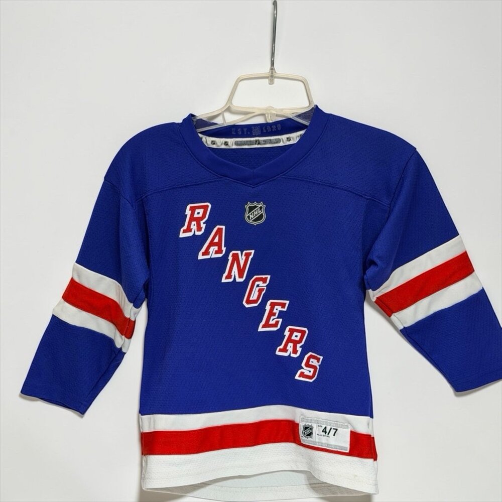 New York Rangers Artemi Panarin #10 NHL Hockey Jersey Kids Size 4/7